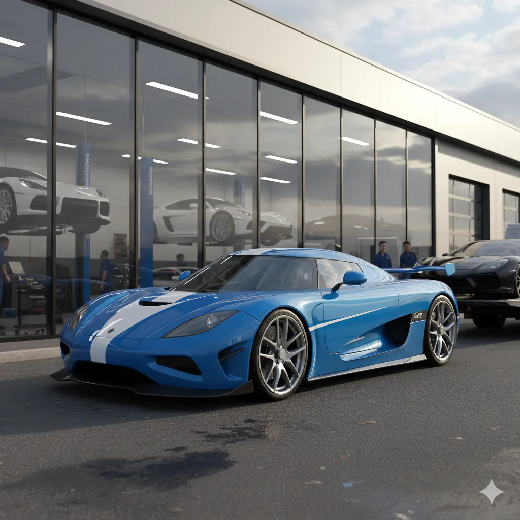 Koenigsegg huolto Suomi